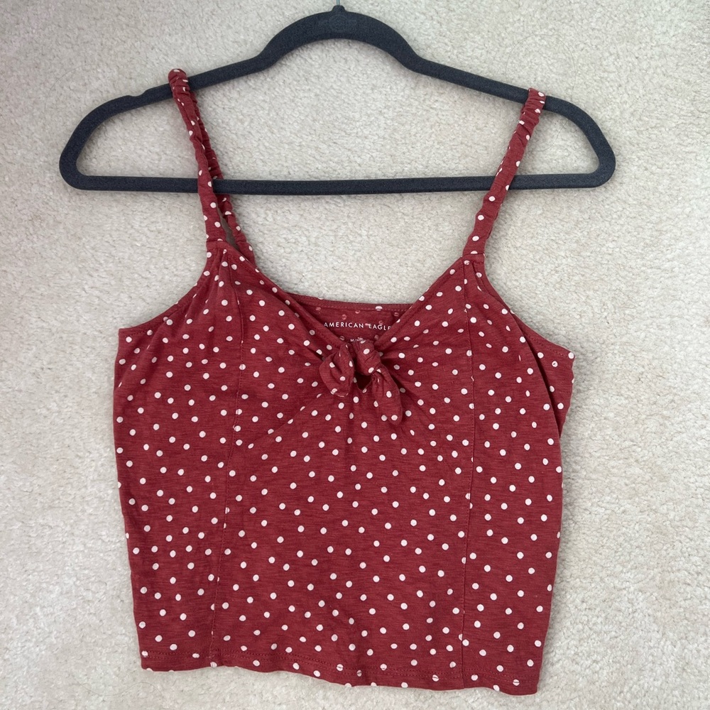 american eagle floral tank top
